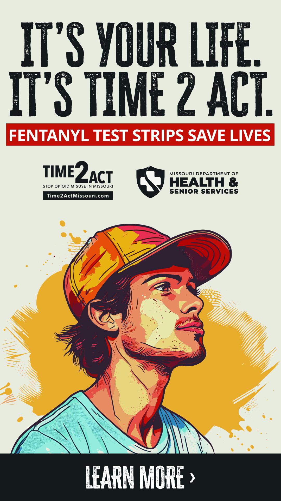 Fentanyl test strip promotion for Facebook/Instagram