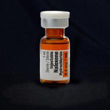 single injectable naloxone vial